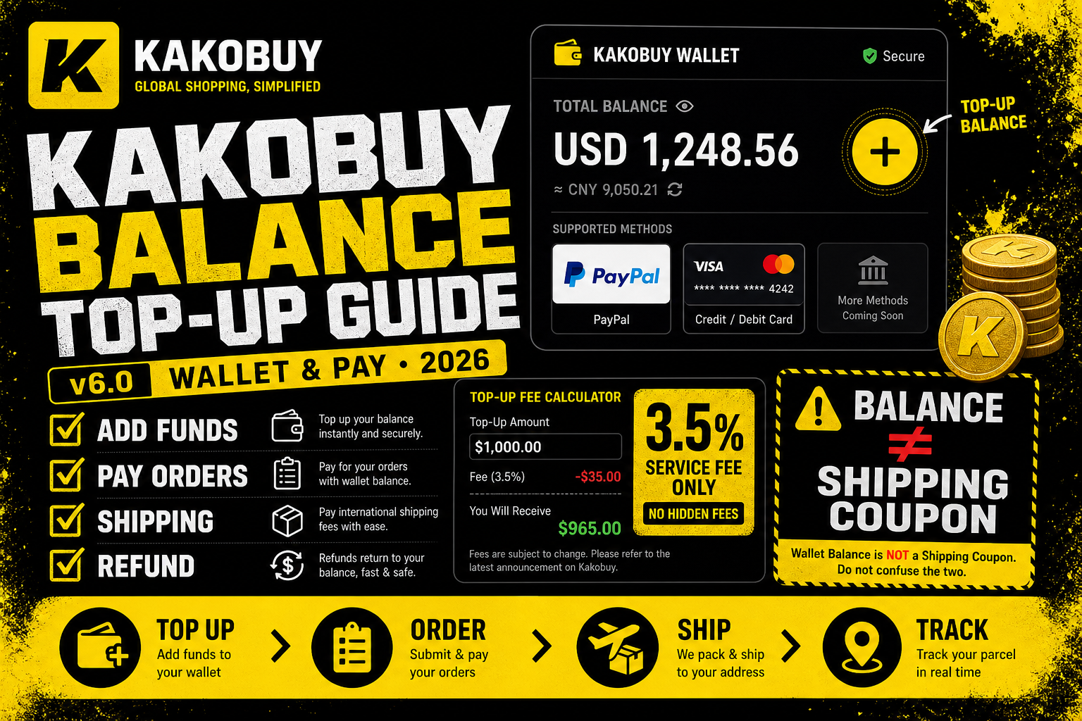 Kakobuy Balance & Top-Up Guide: Pay Orders Without Confusion (2026)